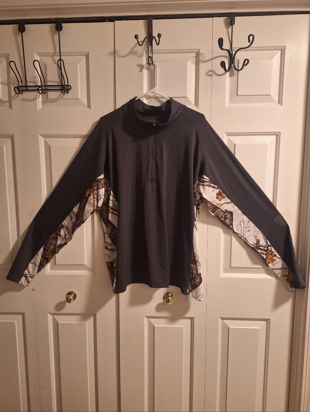 Energy Zone Mossy Cup 3/4 Zip Pull Over Top 3X